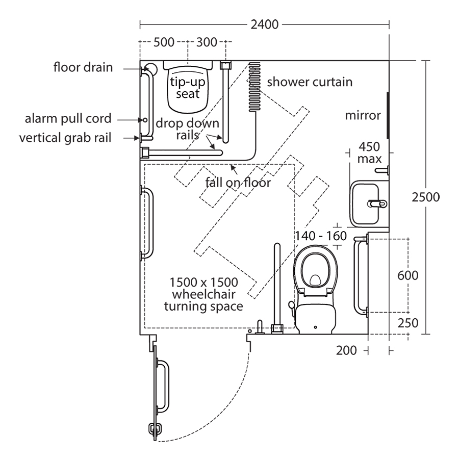 Doc M Shower Room Pack - Additional WC & Large Washbasin | Doc M Shower ...