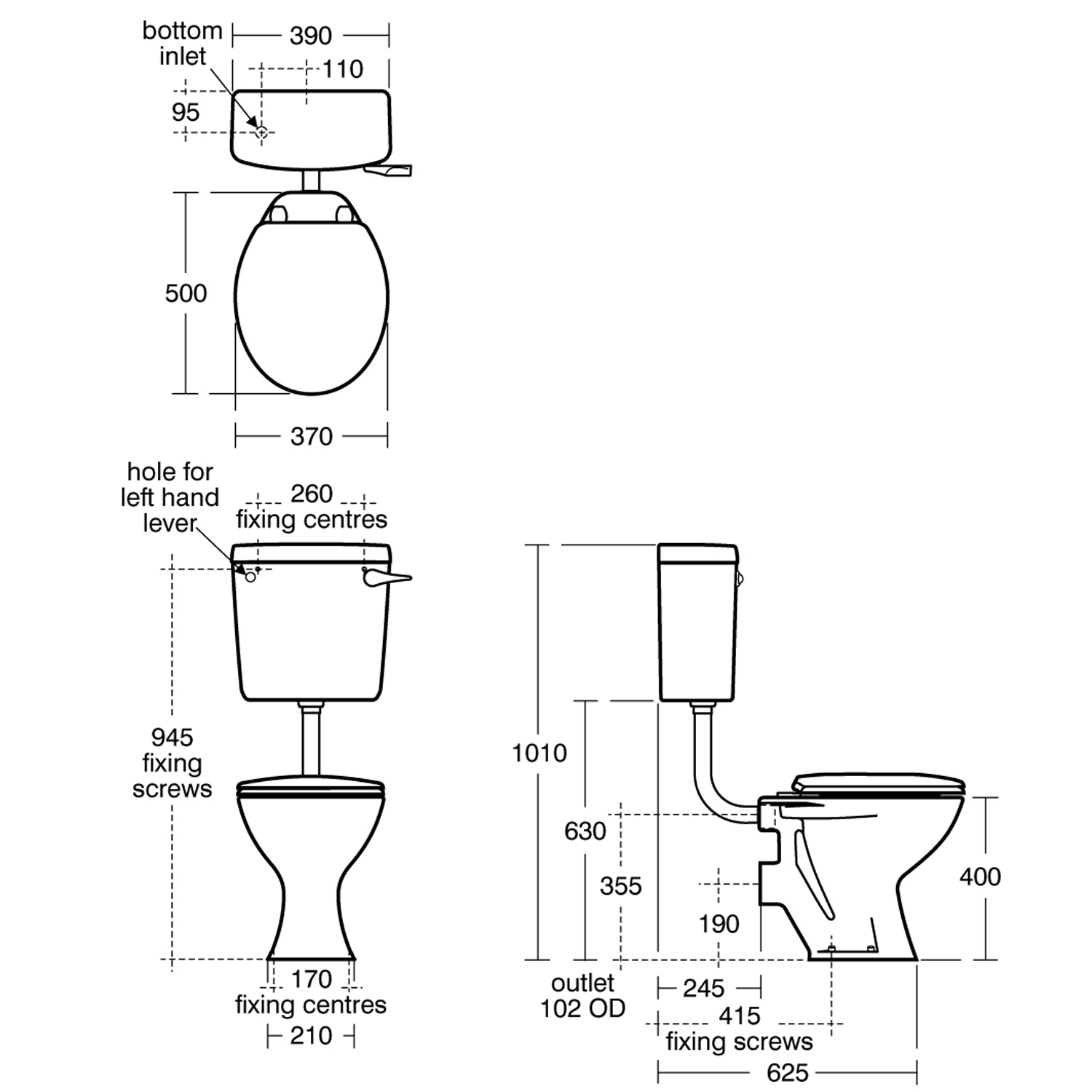 Sandringham 21 Magnia Low Level Toilet | Low / High Level Toilets ...