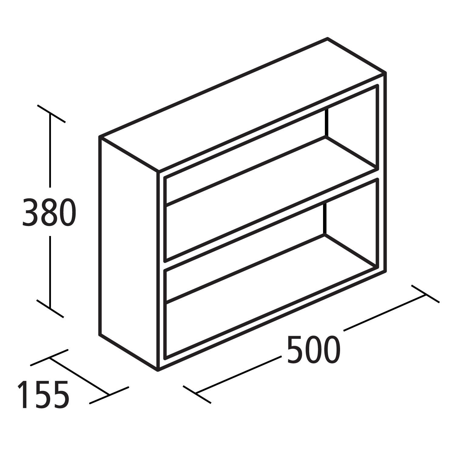 Concept Space 600mm Fill In Shelf Unit | Storage | Furniture | Bluebook