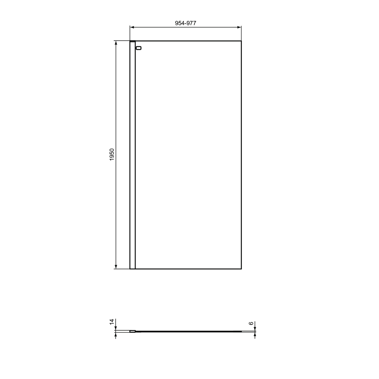 Connect 2 1000mm Wetroom Panel | Wet Room | Shower Enclosures | Bluebook