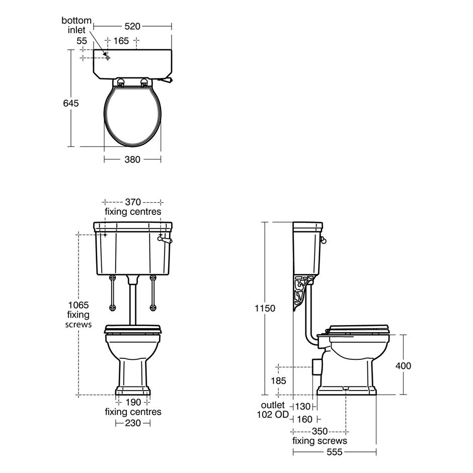 Waverley Low Level Toilet | Low / High Level Toilets | Toilets | Bluebook