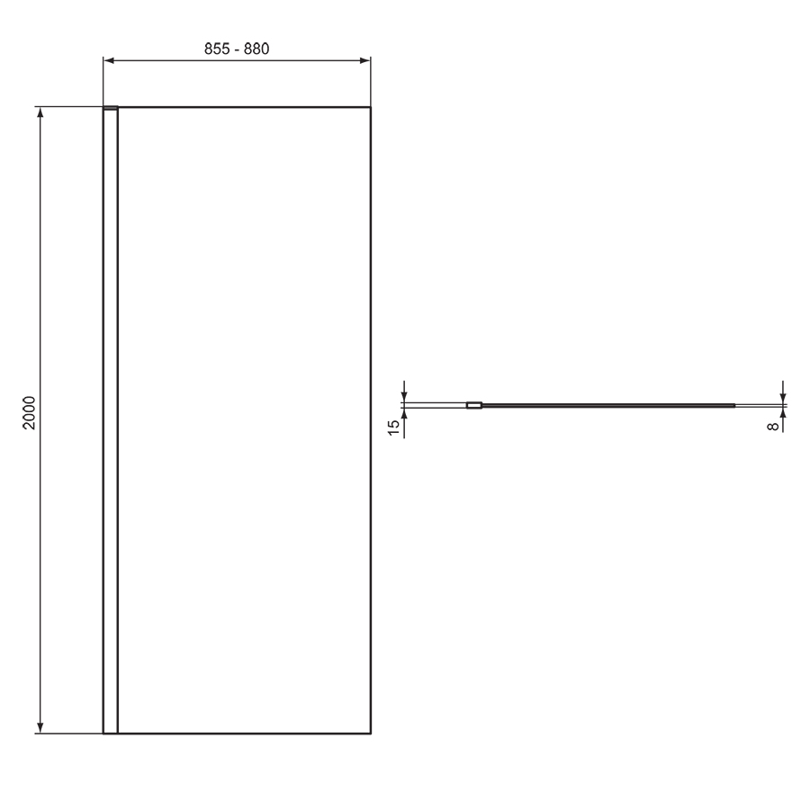 IS i.life Wetroom Panel | Wet Room | Shower Enclosures | Bluebook