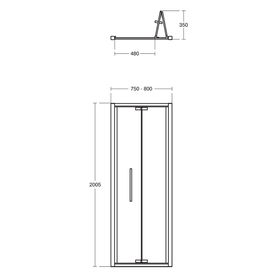 IS i.life Infold alcove | Alcove | Shower Enclosures | Bluebook