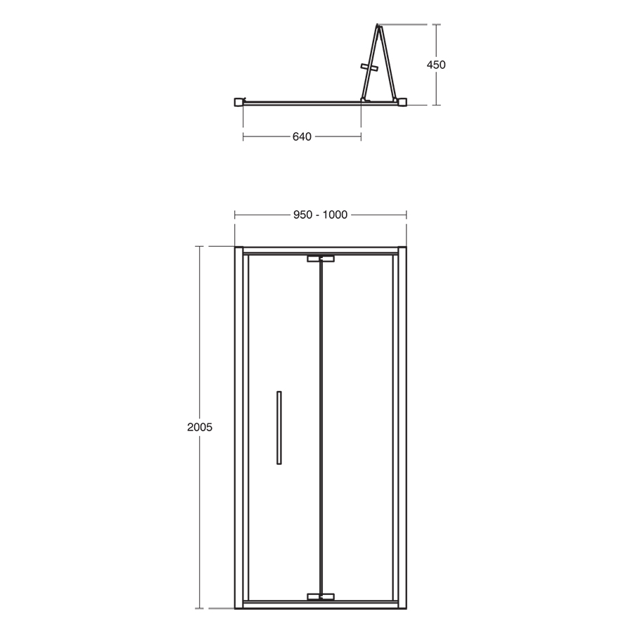 IS i.life Infold alcove | Alcove | Shower Enclosures | Bluebook