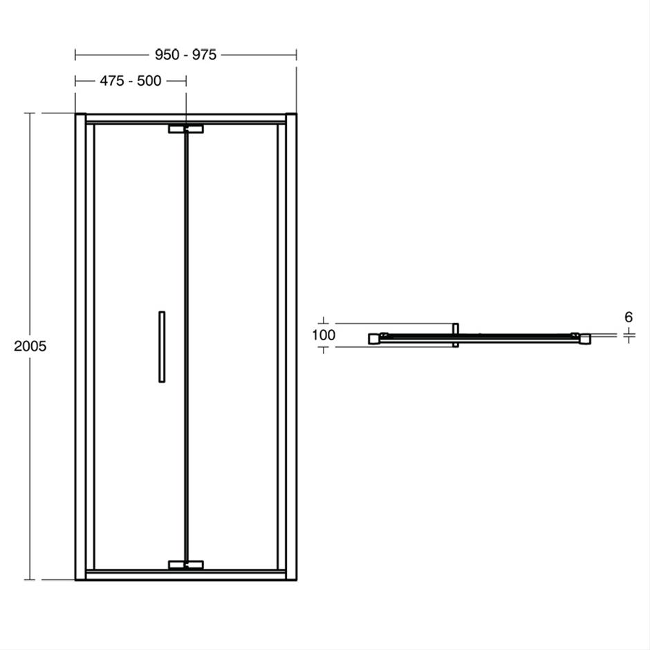 IS i.life Infold alcove | Alcove | Shower Enclosures | Bluebook