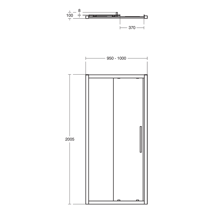 IS i.life Slider Door Corner | Corner | Shower Enclosures | Bluebook