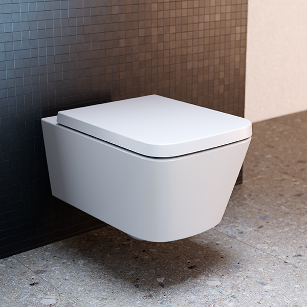 Blend Cube Wall Hung Toilet Toilet With Aquablade Technology | Wall ...