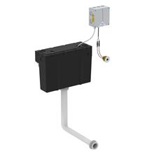 Conceala 3 Sensorflow 21 single flush 6 litre cistern, side inlet, panel mounted touch free sensor actuation, easy adjustable to low water volumes (4.5 or 4 litres) for water saving, internal overflow, flushpipe included