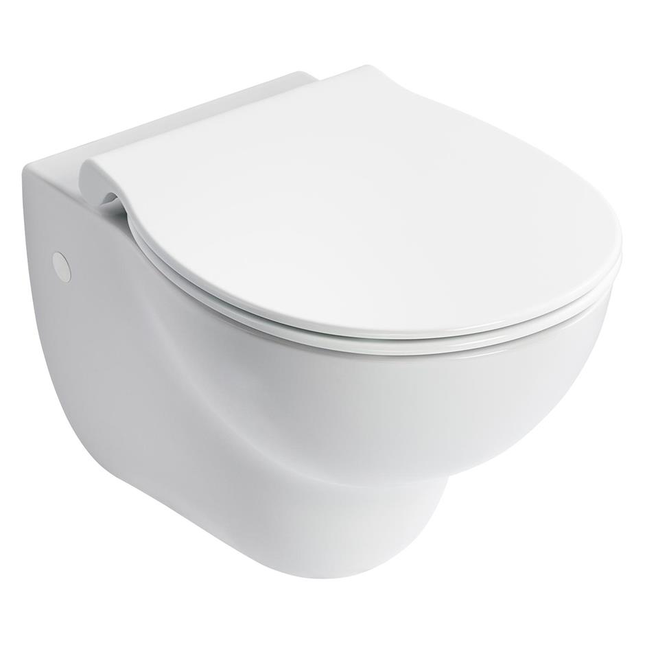 HBN 00-10 HTM64 (WC H) Contour 21+ Wall Hung Rimless Toilet, Wall Hung  Toilets, Toilets