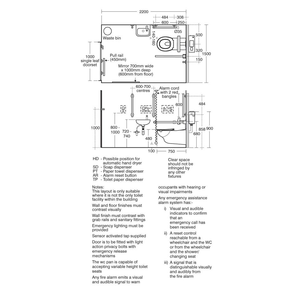 Doc M Wall Mounted - Individual Items | Doc M WC Rooms | Doc M Packs ...