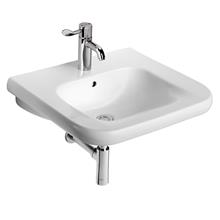 Contour 21 accessible washbasin, 60cm, 1 taphole with overflow