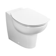 Contour 21 Splash 355mm back-to-wall rimless toilet bowl with horizontal outlet