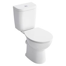 Sandringham 21 Smooth close coupled toilet bowl with horizontal outlet