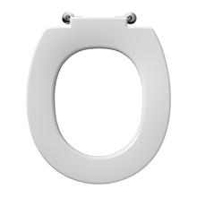 Contour 21 toilet seat only for 355mm high bowls, bottom fixing hinges