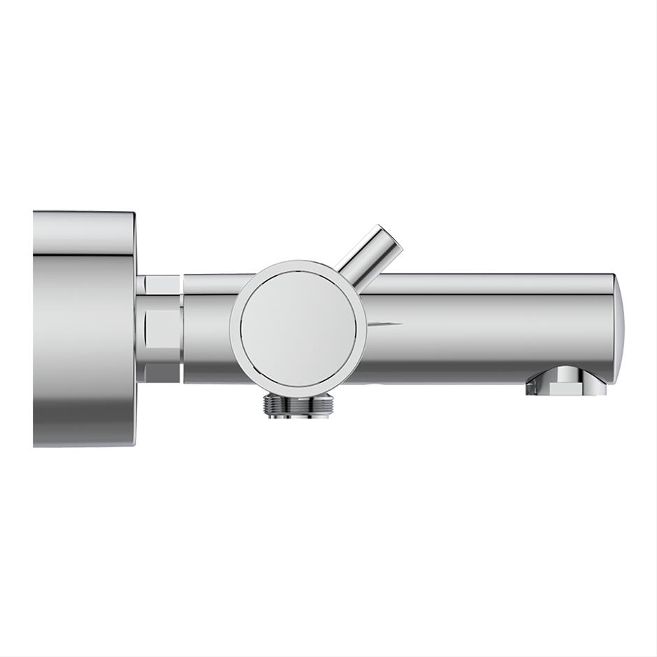 Ceratherm T125 Exposed Thermostatic Wall Mounted Bath Shower Mixer ...