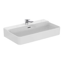 Conca 80cm 1 taphole washbasin with overflow