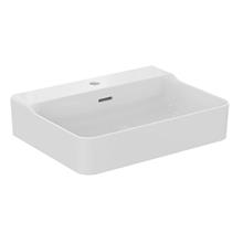 Conca 60cm 1 taphole washbasin with overflow, ground