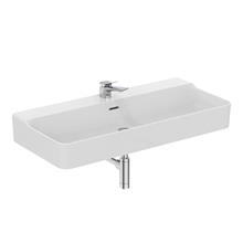 Conca 100cm 1 taphole washbasin with overflow, ground