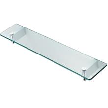 Concept glass shelf 600mm with brackets