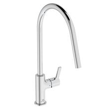 Gusto single lever round c spout kitchen mixer
