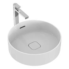 Strada II 45cm round vessel washbasin, no taphole with overflow
