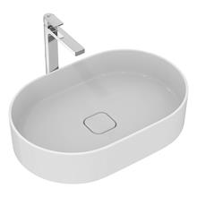 Strada II 60cm oval vessel washbasin, no taphole
