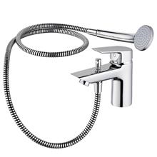 Tesi 1 hole single lever bath shower mixer with shower set
