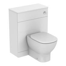 Tesi 65cm WC unit with adjustable cistern for 6/4 or 4/2.6 litre flush 