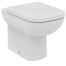 i.life A back to wall wc bowl with horizontal outlet and rimls+ technology
