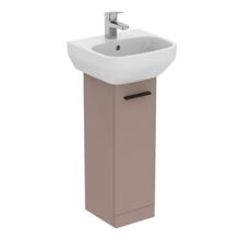 i.life A 23cm pedestal washbasin unit with 1 door (separate handles required)