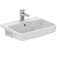 Ideal Standard i.life B 55cm semi-countertop washbasin, 1 taphole
