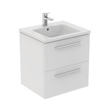 Ideal Standard i.life B 60cm wall hung vanity unit with 2 drawers 
