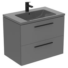 Ideal Standard i.life B 80cm wall hung vanity unit with 2 drawers 
