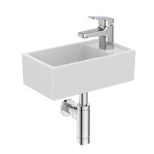 Ideal Standard i.life S 37cm guest washbasin, 1 taphole, no overflow, right hand
