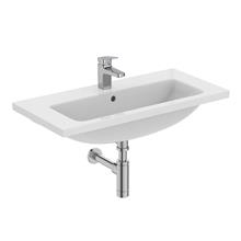 i.life S 80cm compact vanity washbasin, 1 taphole