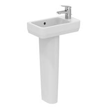 i.life S 45cm guest washbasin, 1 taphole, right hand