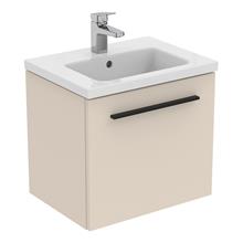 i.life S 50 cm compact wall hung vanity unit with 1 drawer